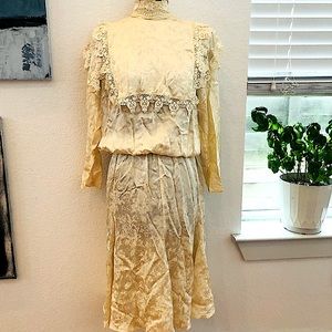 Victorian style silk McClintock dress